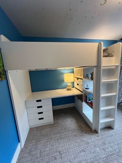 IKEA Smastad Kids twin loft Bed