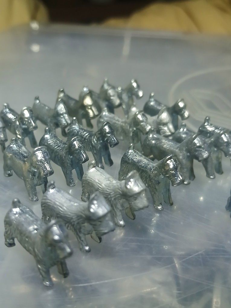 22 Scottie Dog Monopoly Pieces