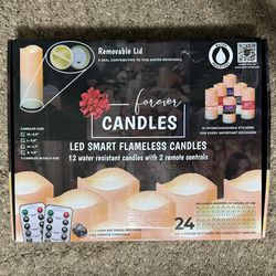FLAMELESS CANDLE SET OF 12