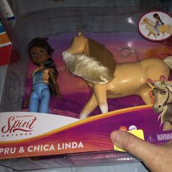 SPIRIT UNTAMED PRU & CHICA LINDA DOLLS NEW