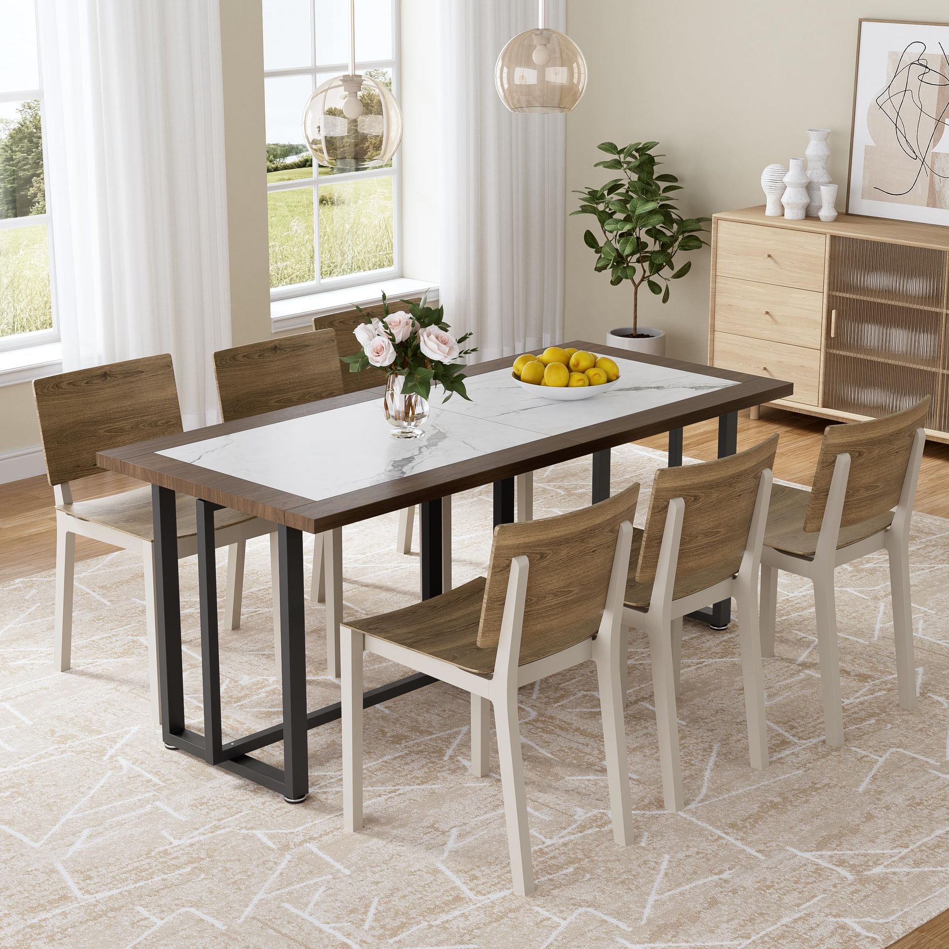 Modern Farmhouse Dining Table (2)