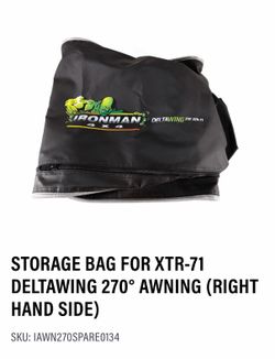 Ironman 4x4 Storage Bag for XTR-71 Deltawing 270° Awning (right hand side)