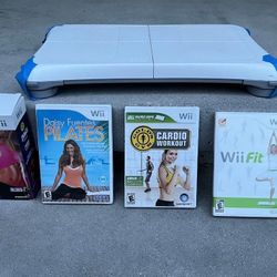 Wii Fitness board And Games 