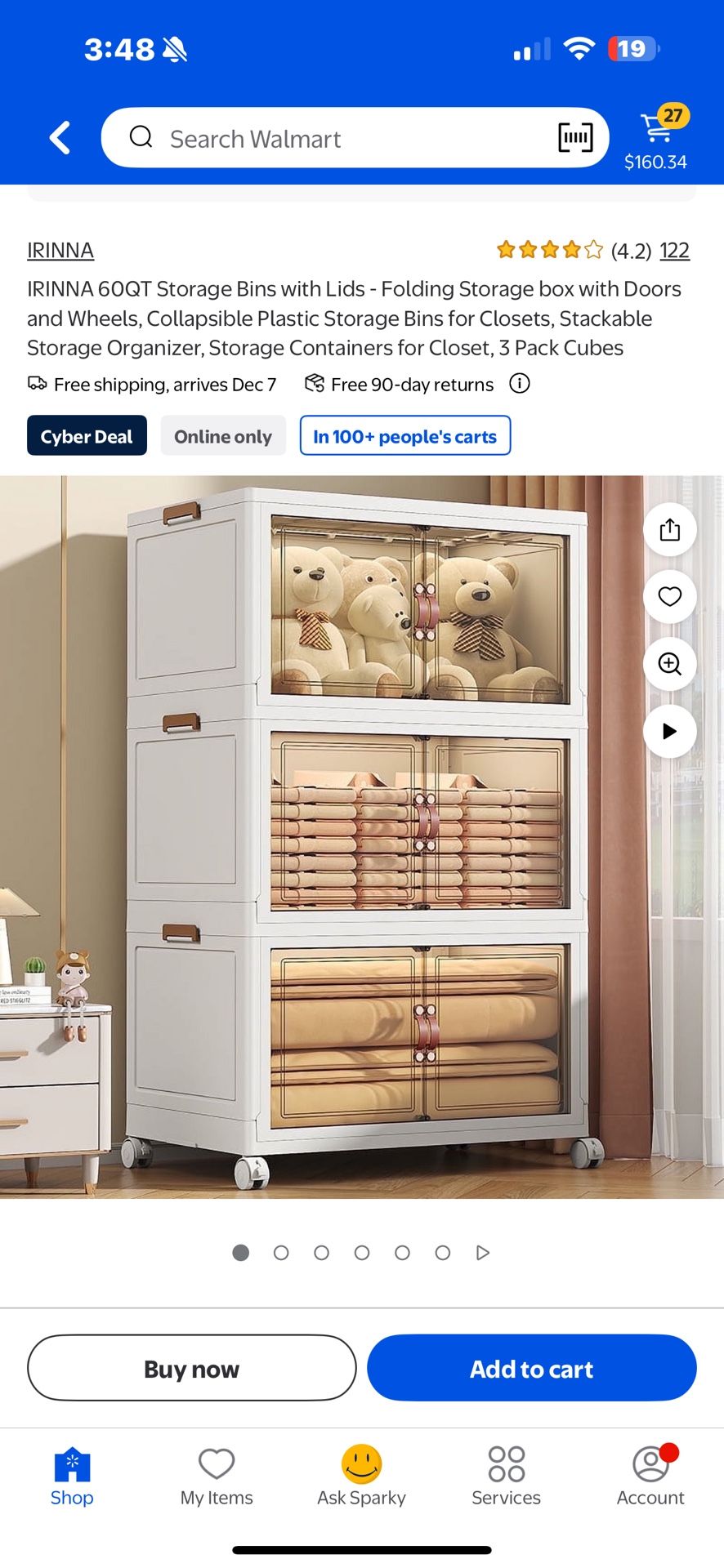 Storage Cabinet Like New