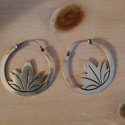 Silver Hoop Earrings