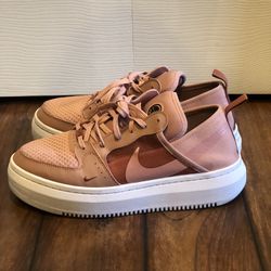 Nike Women’s Court Vision Alta Txt Sneakers Pink Platform size 12