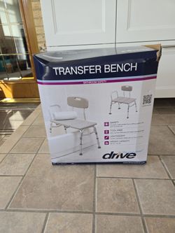 Drive Medical Transfer Bench Bathroom Safety