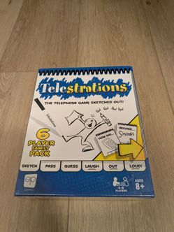 Telestrations 6 Player Family Pack - Brand New Factory Sealed