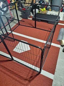 Black Metal Pet Playpen Exercise Pen