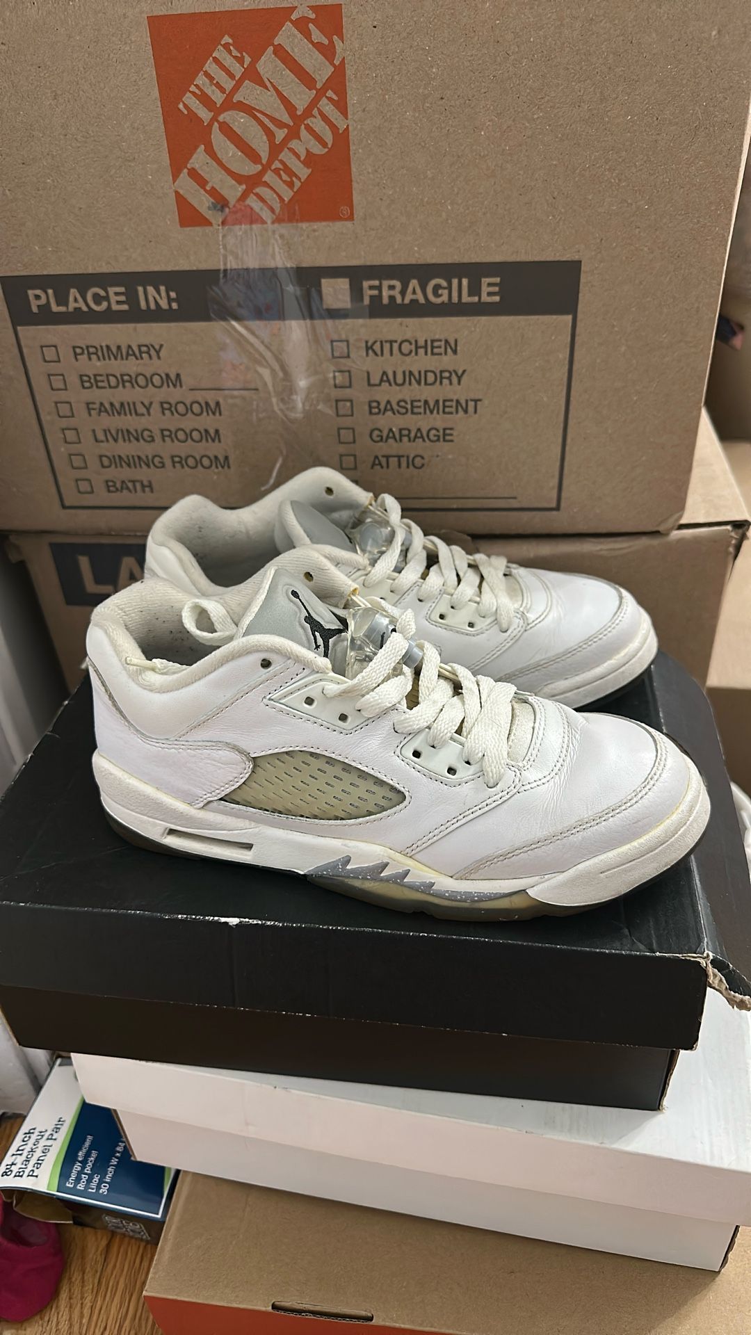 Retro Jordan 5s. Boys Size 5Y. Used