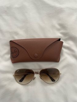 Raybans gradient aviator sunglasses