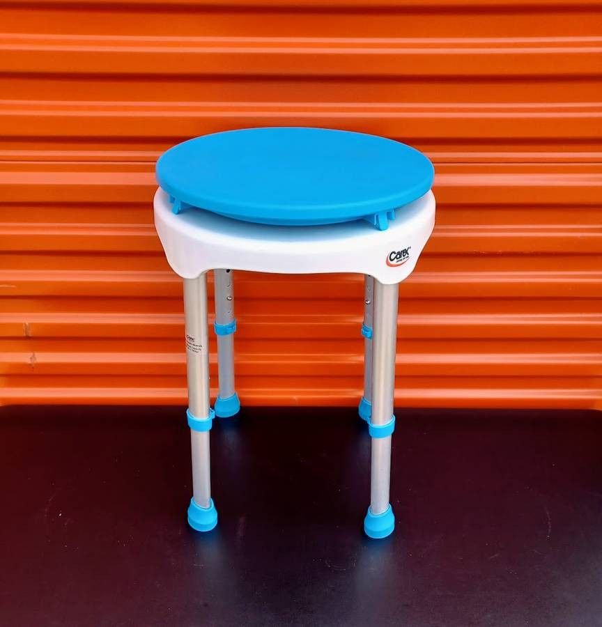Carex Swivel Shower and Bath Stool Light Weight with 300lb Capacity