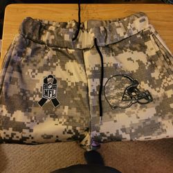 NEW NFL Cleveland Browns Camo Pants