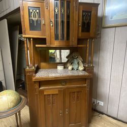 Antique Hutch Cabinet
