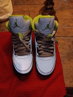 Air Jordan Retro 5 Green Bean/ Grey