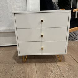White nightstand