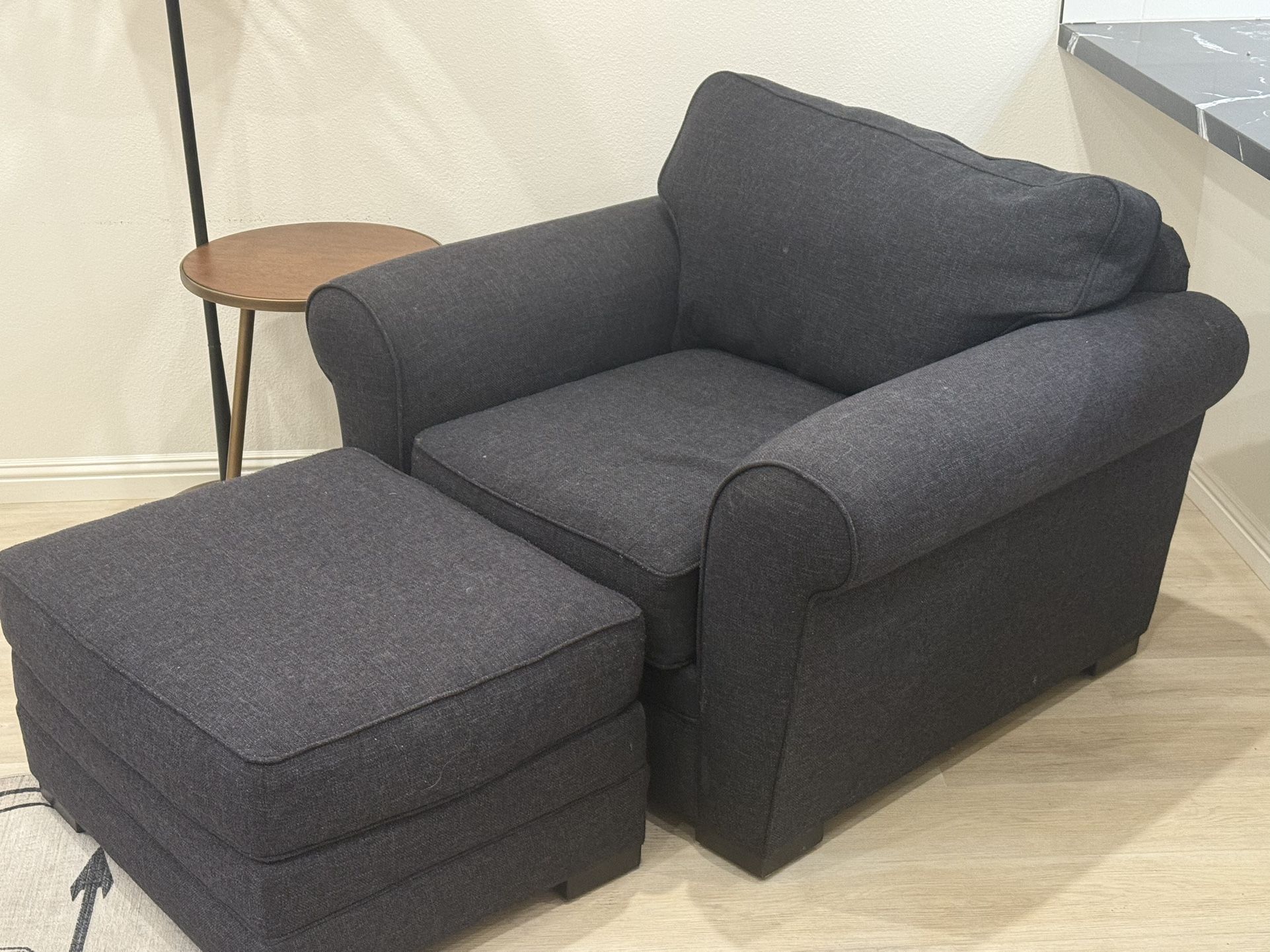 Armchair with Ottoman