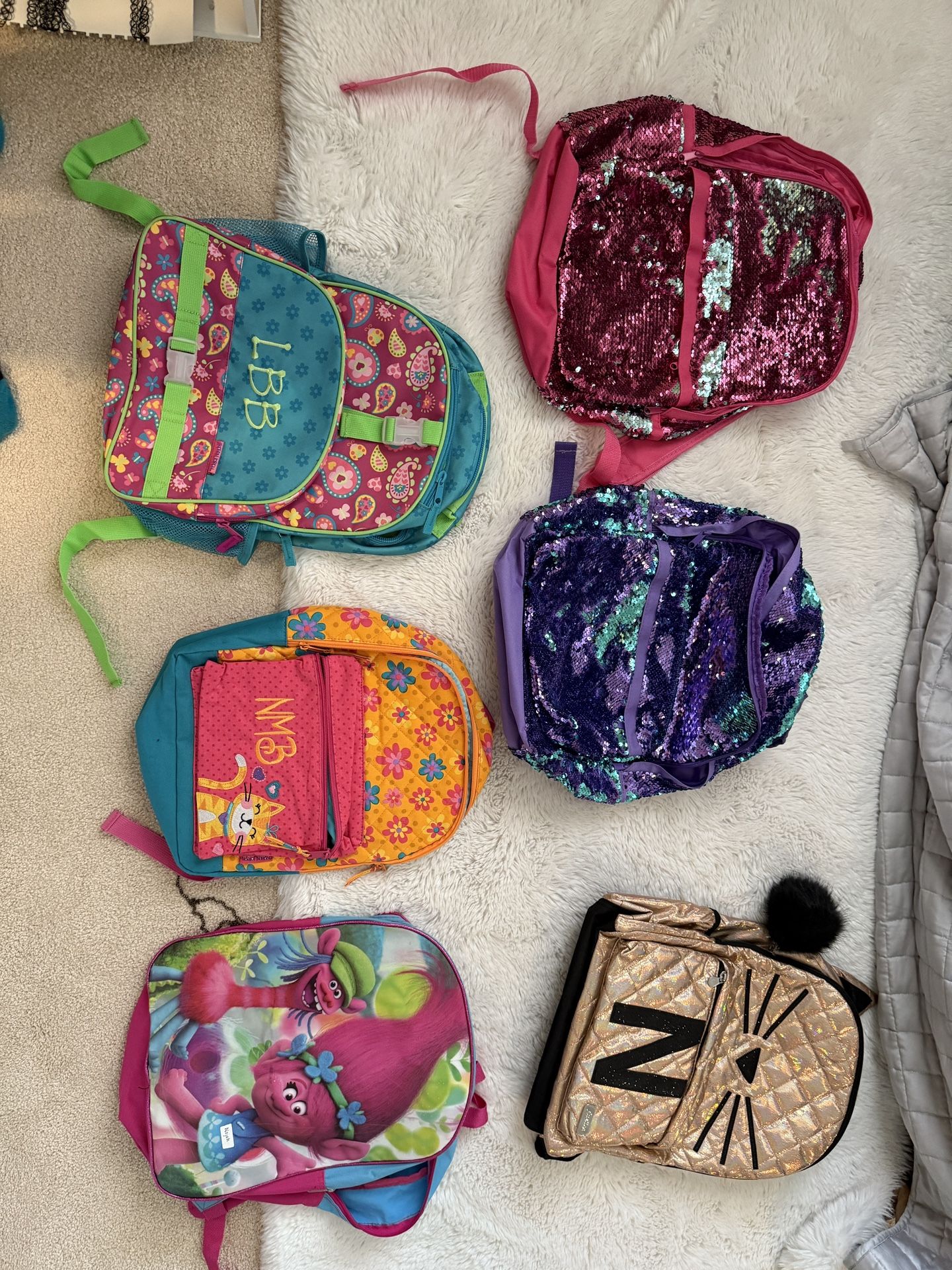 Girls Book bags 