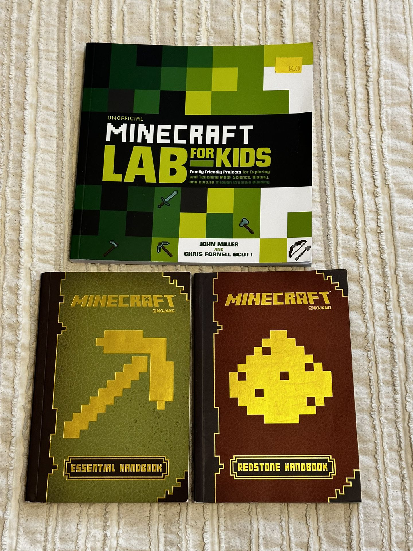 3 Minecraft Books 