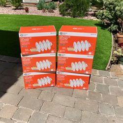 6 Boxes LED Recessed Trim Lights, 4 Lights Per Box Brand New