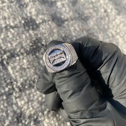 Solid .925 Silver Iced Out “Last Supper Ring” Sz 7-10 available Ask Before Purchase