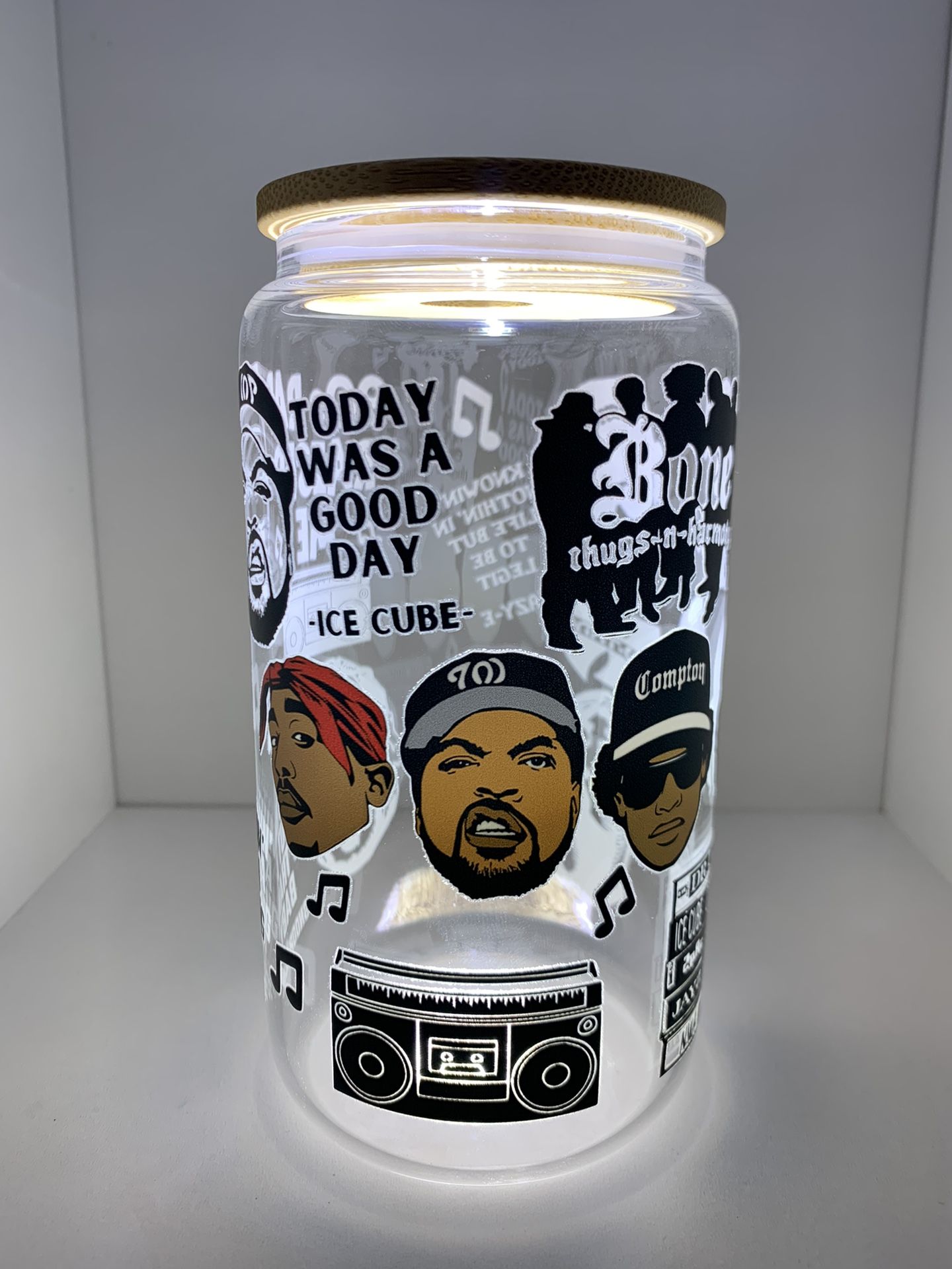 Glass Tumblr-ice Cube-2pac