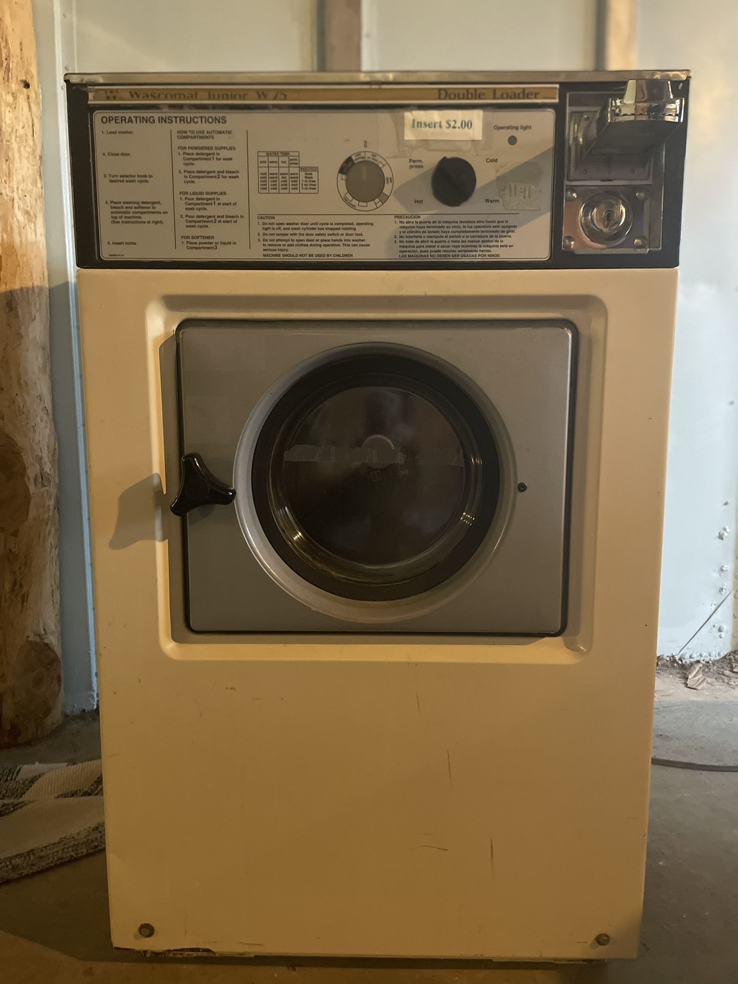 Wascomat Junior W75 Commercial Washing Machine