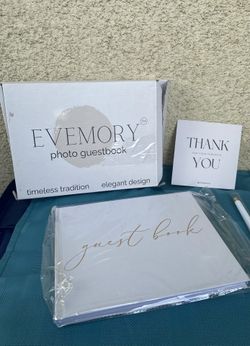 Evemory Photo Guestbook With Pen