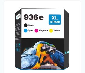 XLHIPPO 936e XL Ink Cartridges 4-Pack