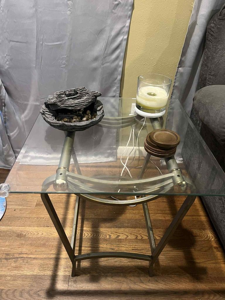 Glass Top End Tables