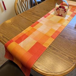 Mine Craft Lava Table Runner