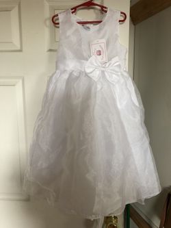 Girls white dress for Baptism
