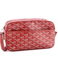 Red Goyard crossbody bag 