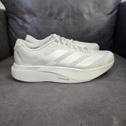 Adidas Adizero Evo SL Men 11 Orbit Grey Zero Metalic Halo Silver Running JR3418