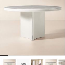 CB2 Round Dining Room Wooden Table