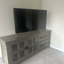 Grey Oak TV Stand