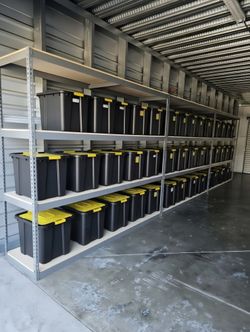 Boltless Warehouse Shelving 96 in W x 24 in D Industrial Steel 4 Tier Shleving Similar to Uline Stronger Than Homedepot And Lowes Delivery Available
