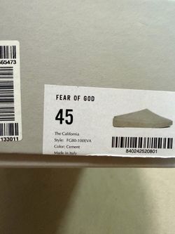 Fear of God The California Cement
