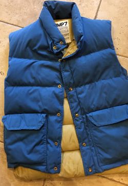 Camp 7 down vest jacket sleeveless vtg