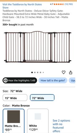 Toddleroo by North States - Deluxe Décor Safety Gate: