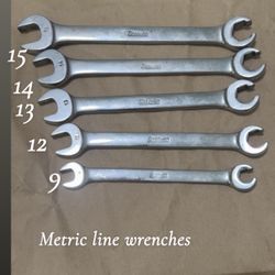 Snap On Metric Line Wrenches