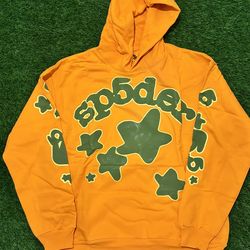 Sp5der Orange Beluga Hoodie — (XL) 🔥🕷️