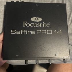 Focusrite Saffire PRO 14 interface