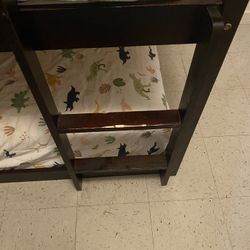 Twin Over Twin Floor Bunk Beds