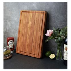 2 Bamboo Wood Cutting Board 