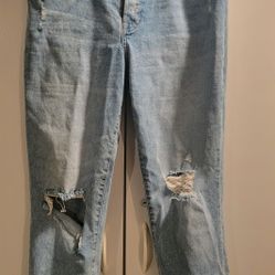 H&M &Denim Ultra High Waist Mom Jeans Size 8 US