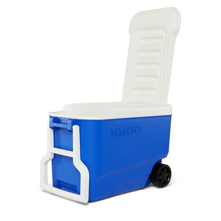 π§π₯€π§Igloo 38 qt. Ice Chest Cooler with Wheels, Blue π§π₯€π§