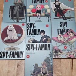 Spy X Family Volume 1-5, 9 And 10 Manga