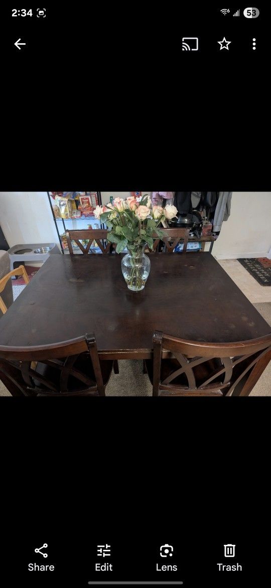 Table And Chairs For 4