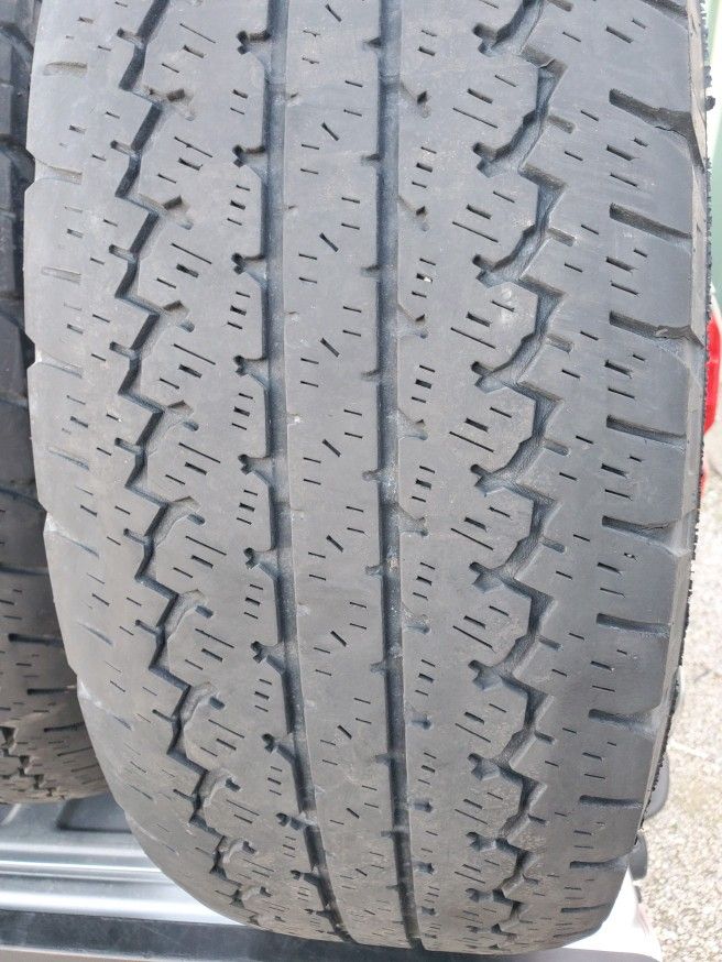 Set Of Four Bridgestone Dueler AT For Pickup Truck